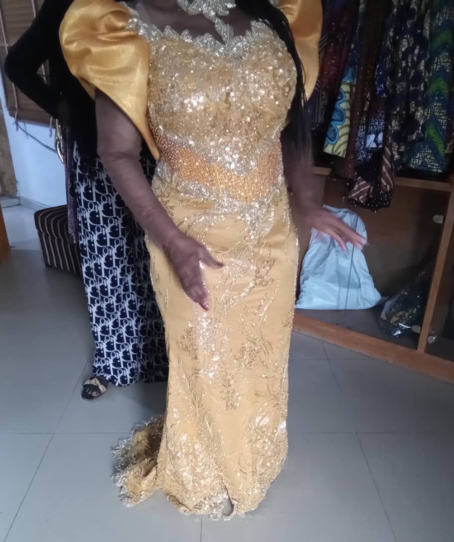 Lace gown
